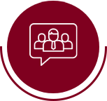 Group discussion icon